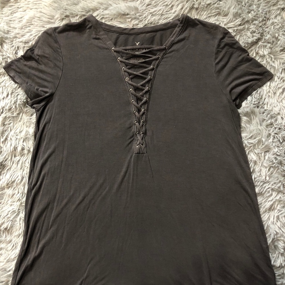 Dark grey shirt